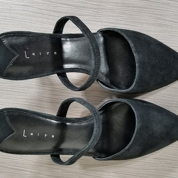 Leith Nikki Convertible Pump, Black Suede, Womens Size 8 M - Picture 8 of 11